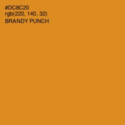 #DC8C20 - Brandy Punch Color Image